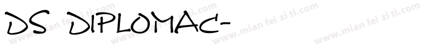 DS DiplomaC字体转换